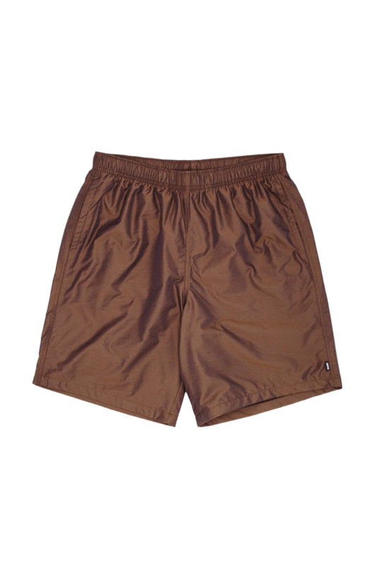 Brown shorts on a white background