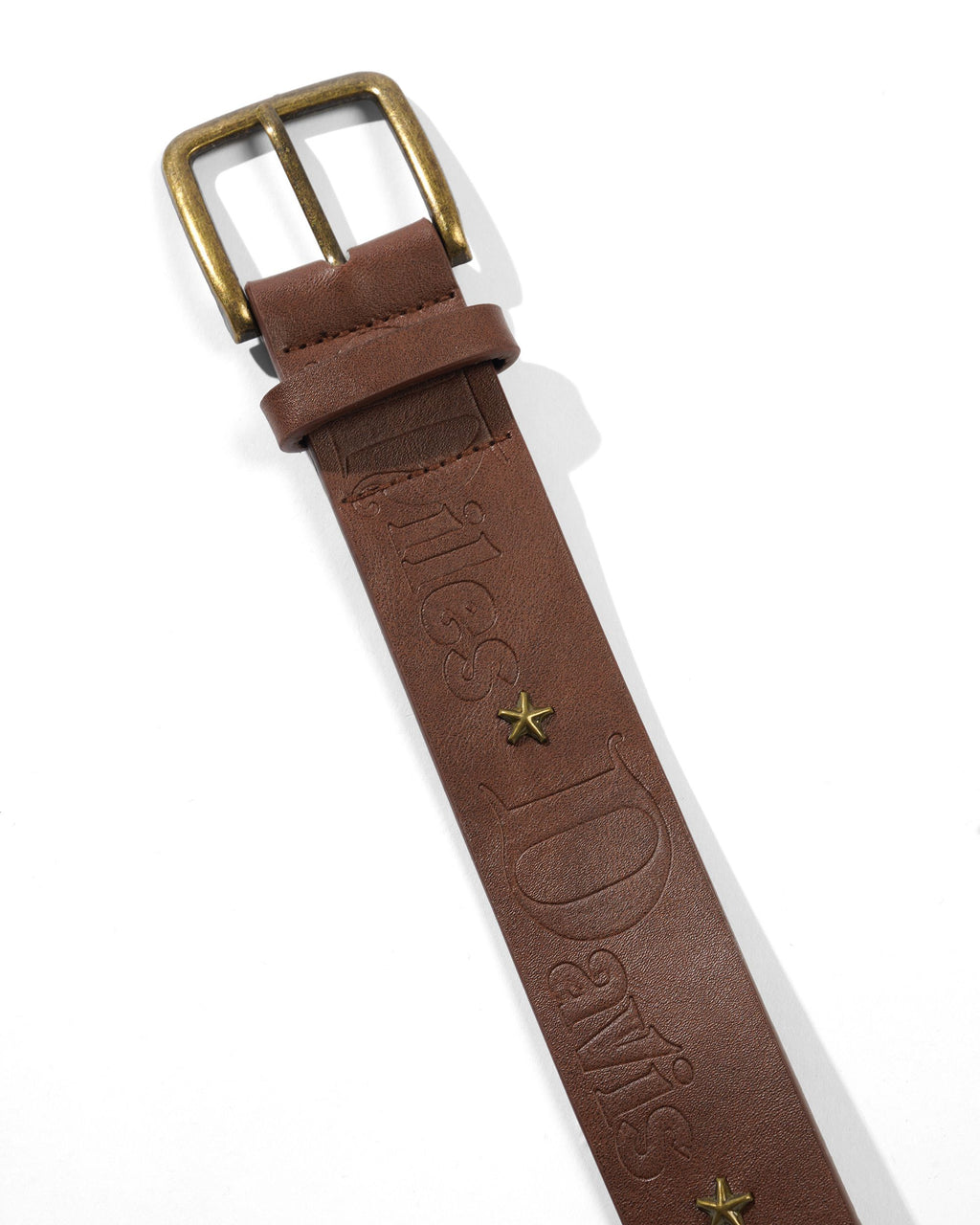 Miles Davis Studded Belt - Brown