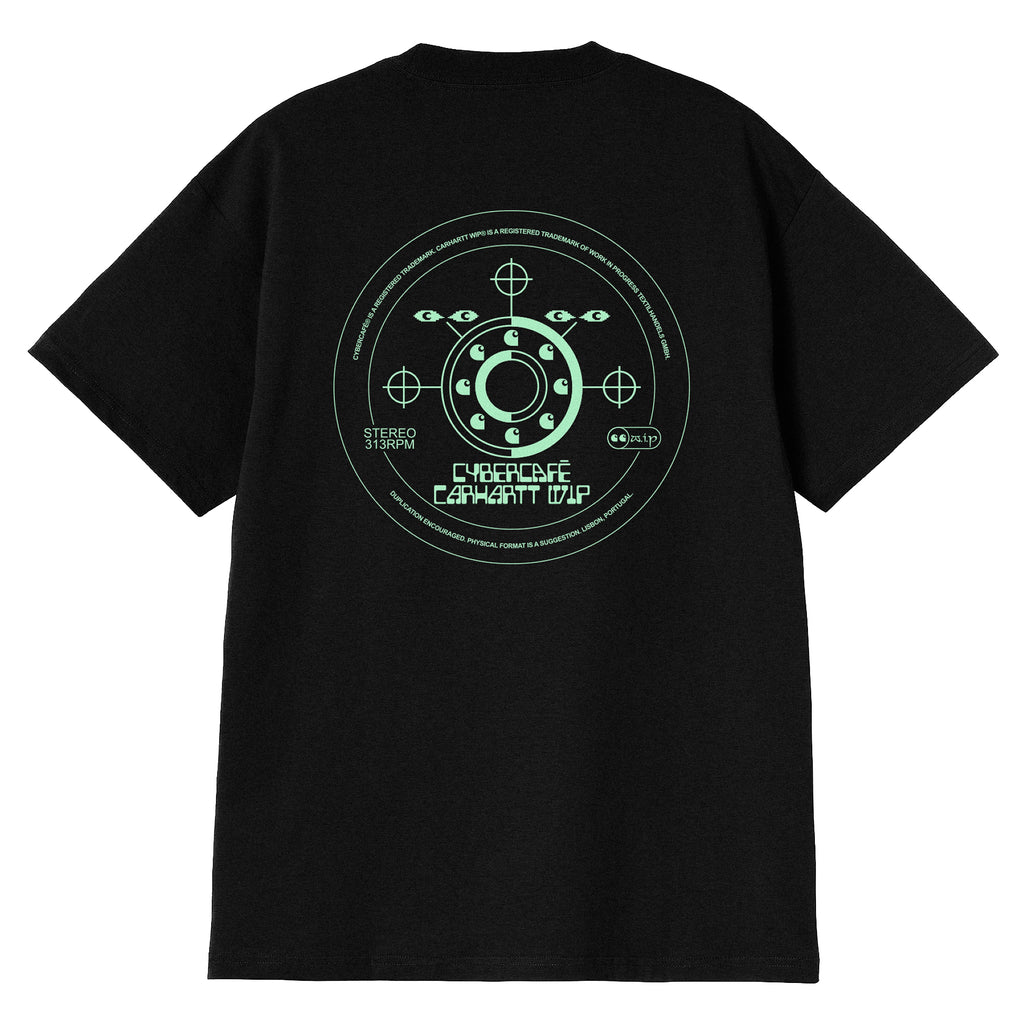 Cybercafé® X Carhartt WIP Jogo Duplo Tee - Black