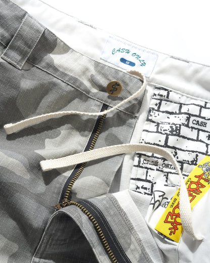 Halfway Shorts - Grey Camo Ripstock
