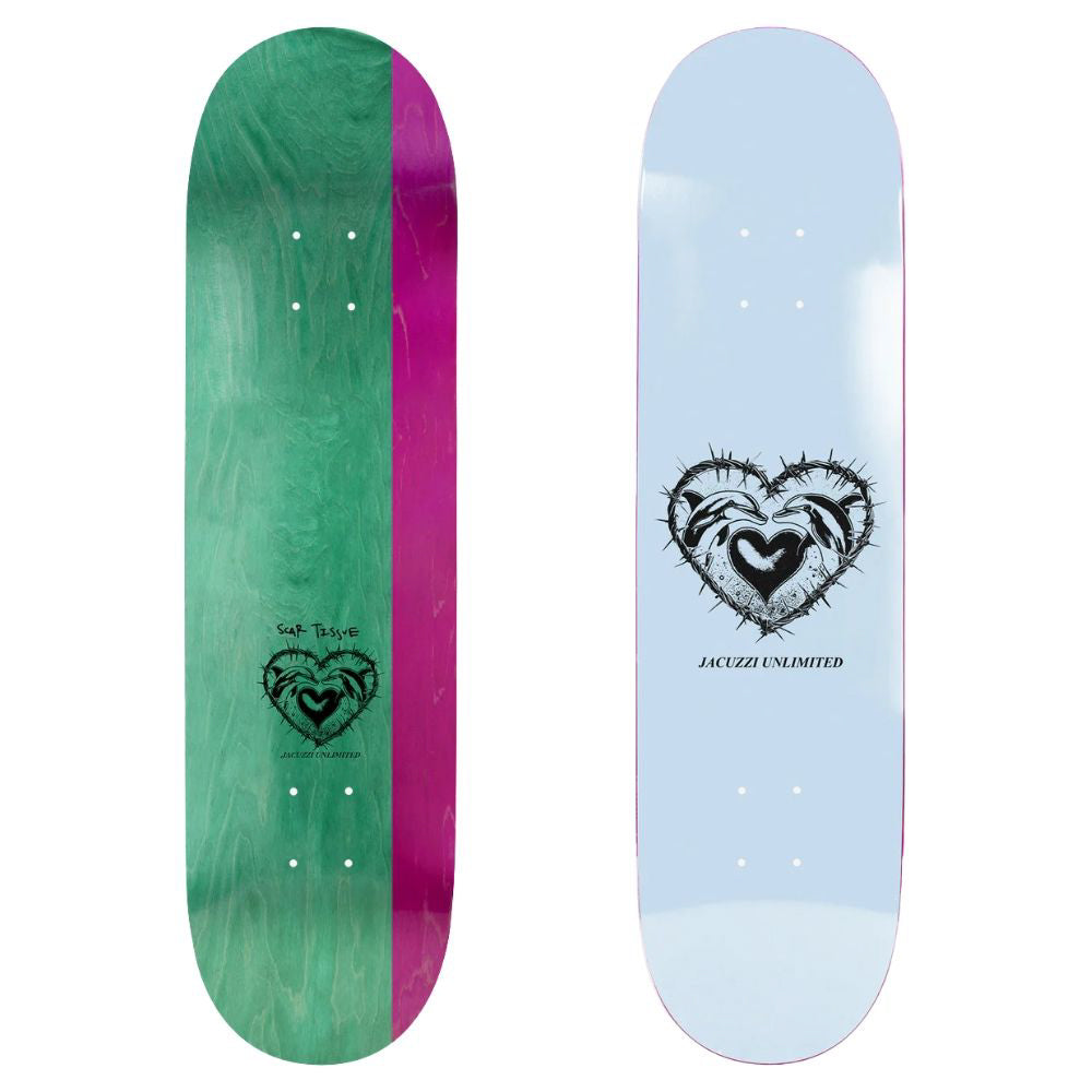 Dolphin Logo Deck - Light Blue