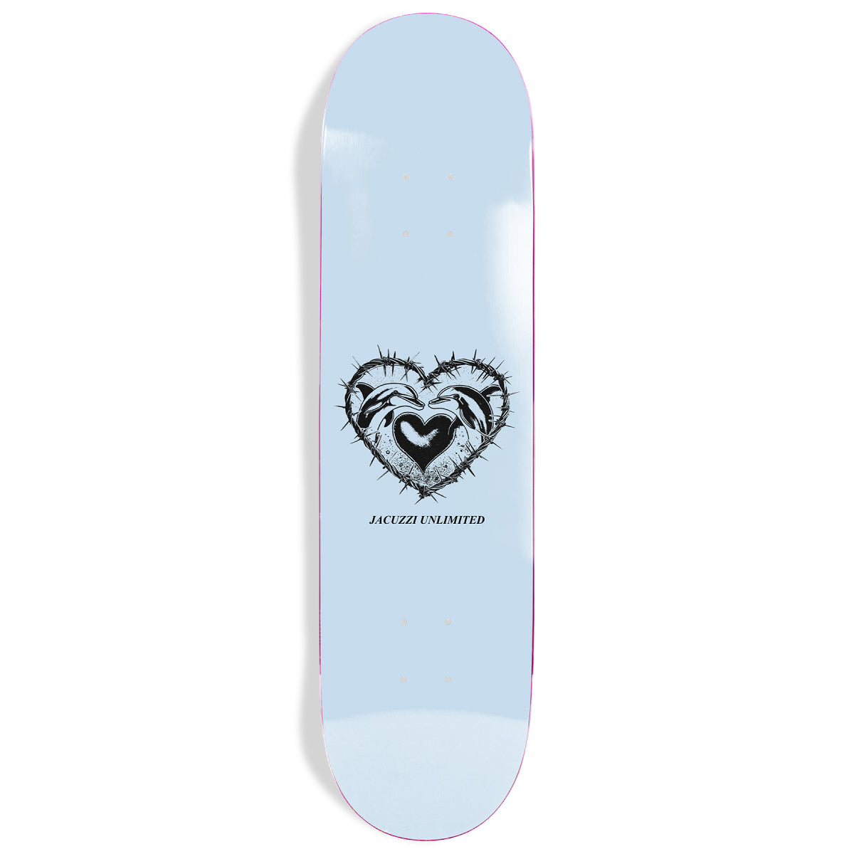 Dolphin Logo Deck - Light Blue
