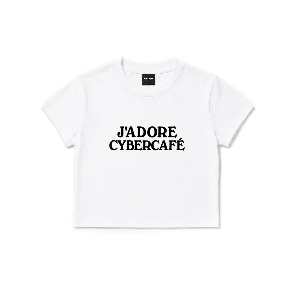 J'adore Baby Tee - White