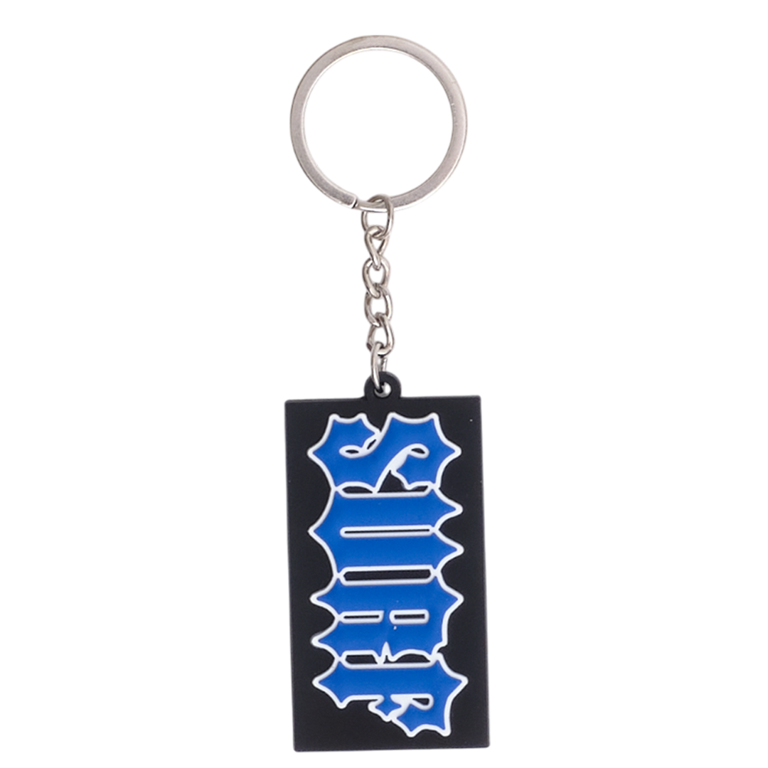 Always Surf Double Sided Keyring - Black / Blue