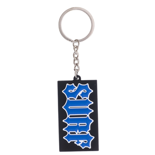 Always Surf Double Sided Keyring - Black / Blue
