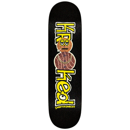 Krooked x Quartersnacks Snackman Deck - Black