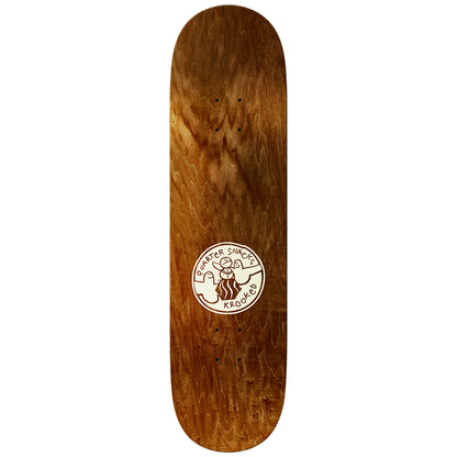 Krooked x Quartersnacks Snackman Deck - Black