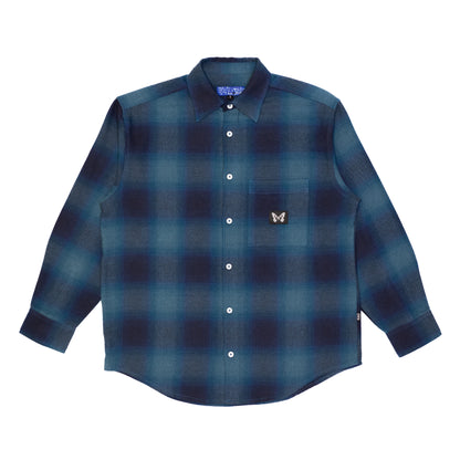 Kurt Flannel Shirt - Blue / Black