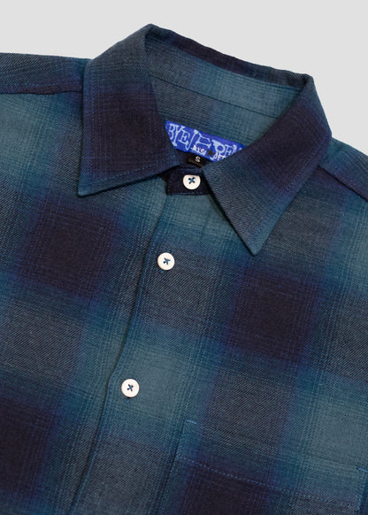 Kurt Flannel Shirt - Blue / Black