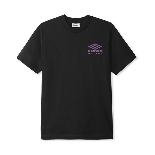 Butter® X Umbro Lines Logo Tee - Black