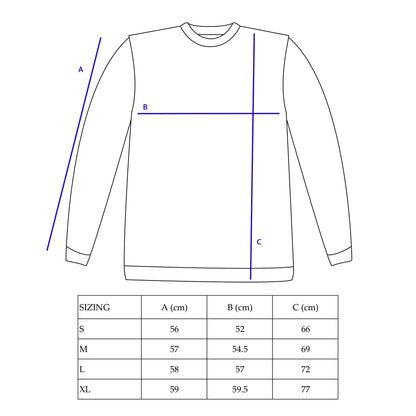 Butterfly Stripes Long Sleeve - Black / Grey