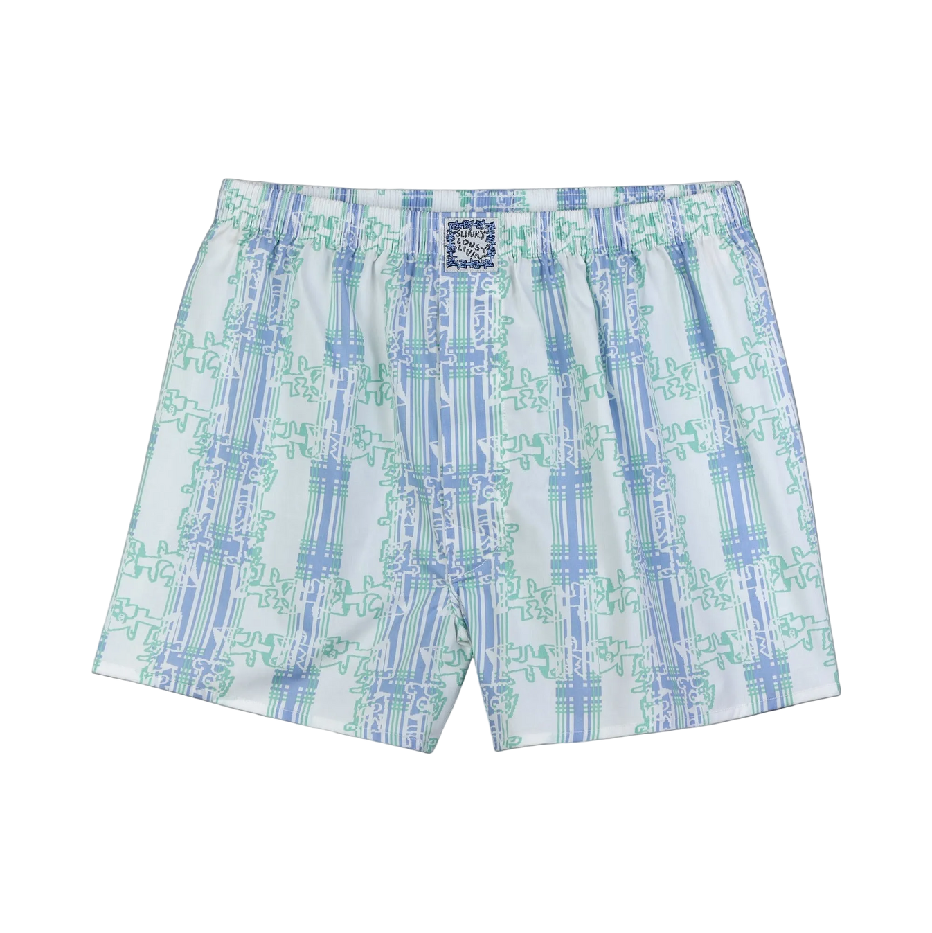 Lousy Livin & Slinky Boxershort - White / Plaid