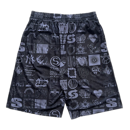 More is More Mesh Shorts - Black
