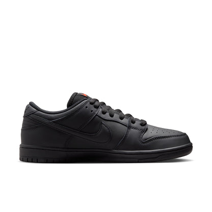 skate nike sb dunk low pro black all