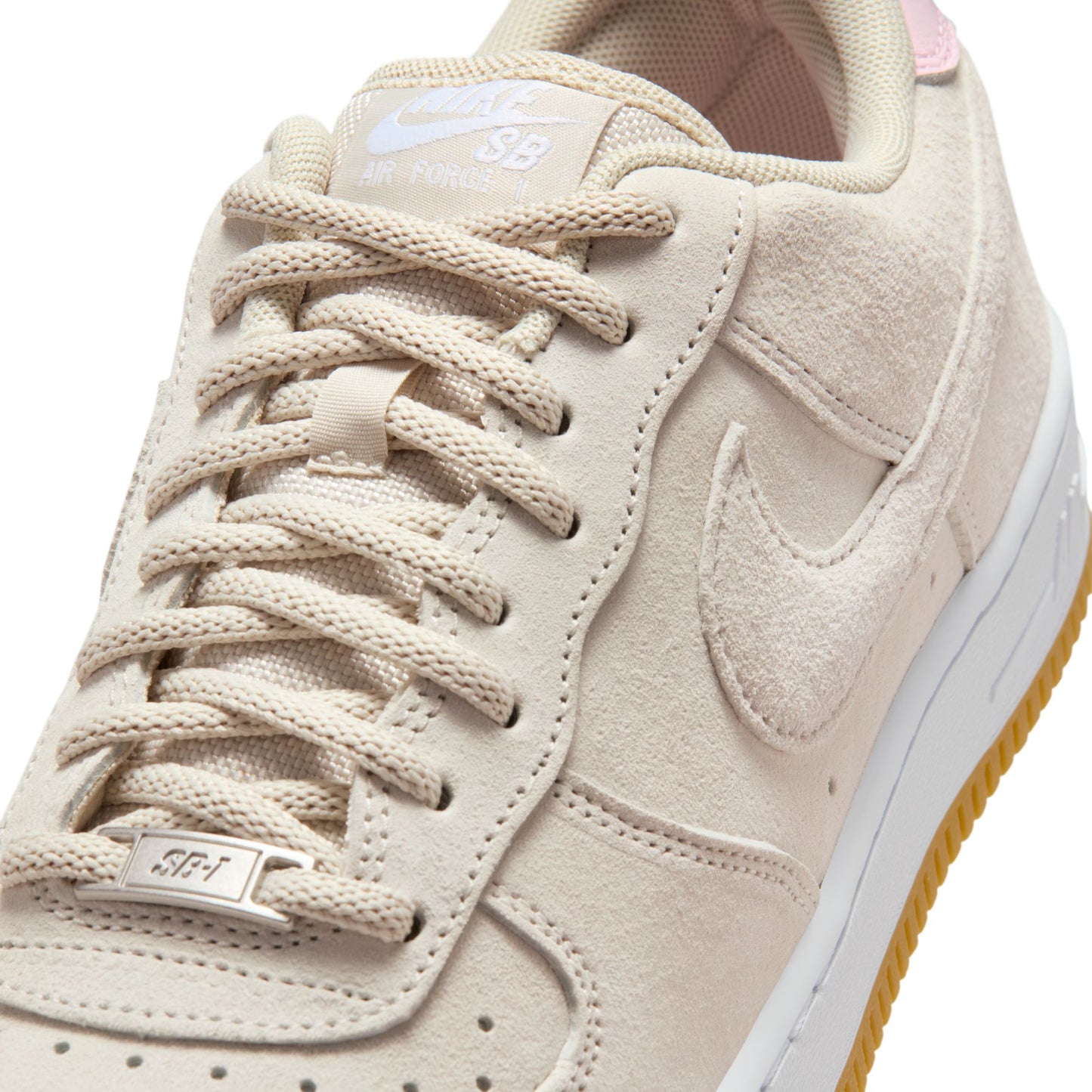 Air Force 1 SB - Light Orewood Brown and Pink Foam