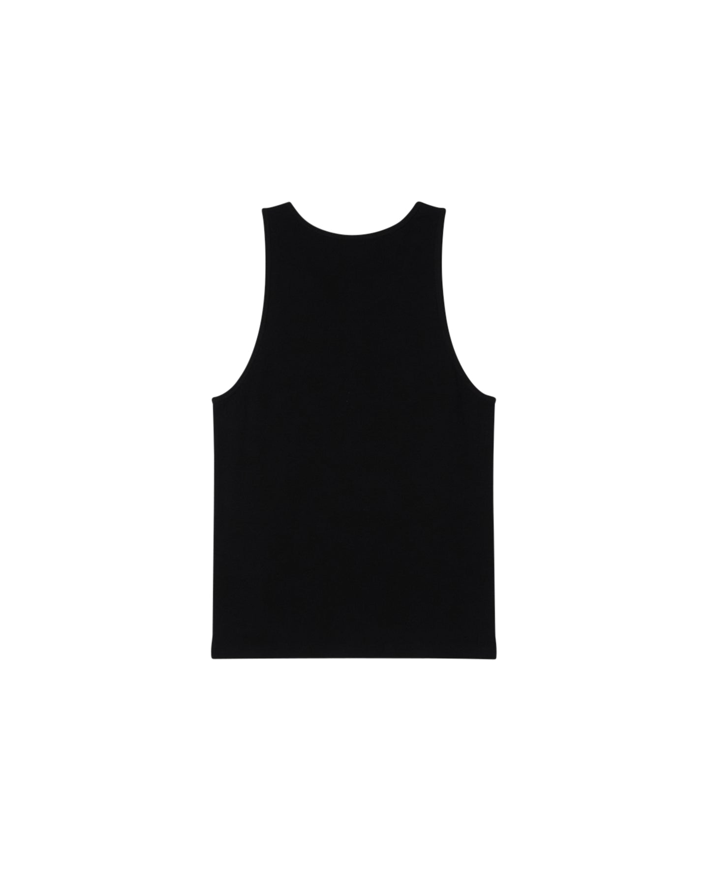 Standard Rib Tank Top - Black