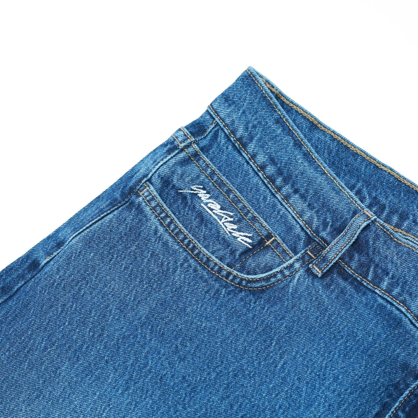 Phantasy Panel Jeans - Denim