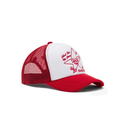 Target Practice Trucker Cap - Red