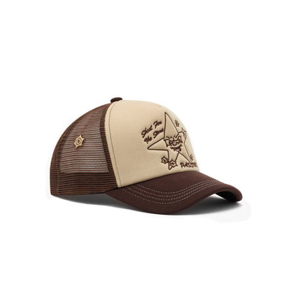 Target Practice Trucker Cap - Caramel