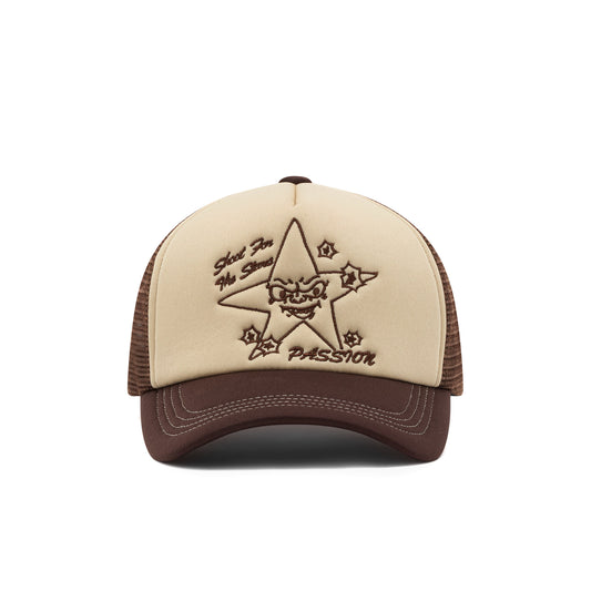 Target Practice Trucker Cap - Caramel