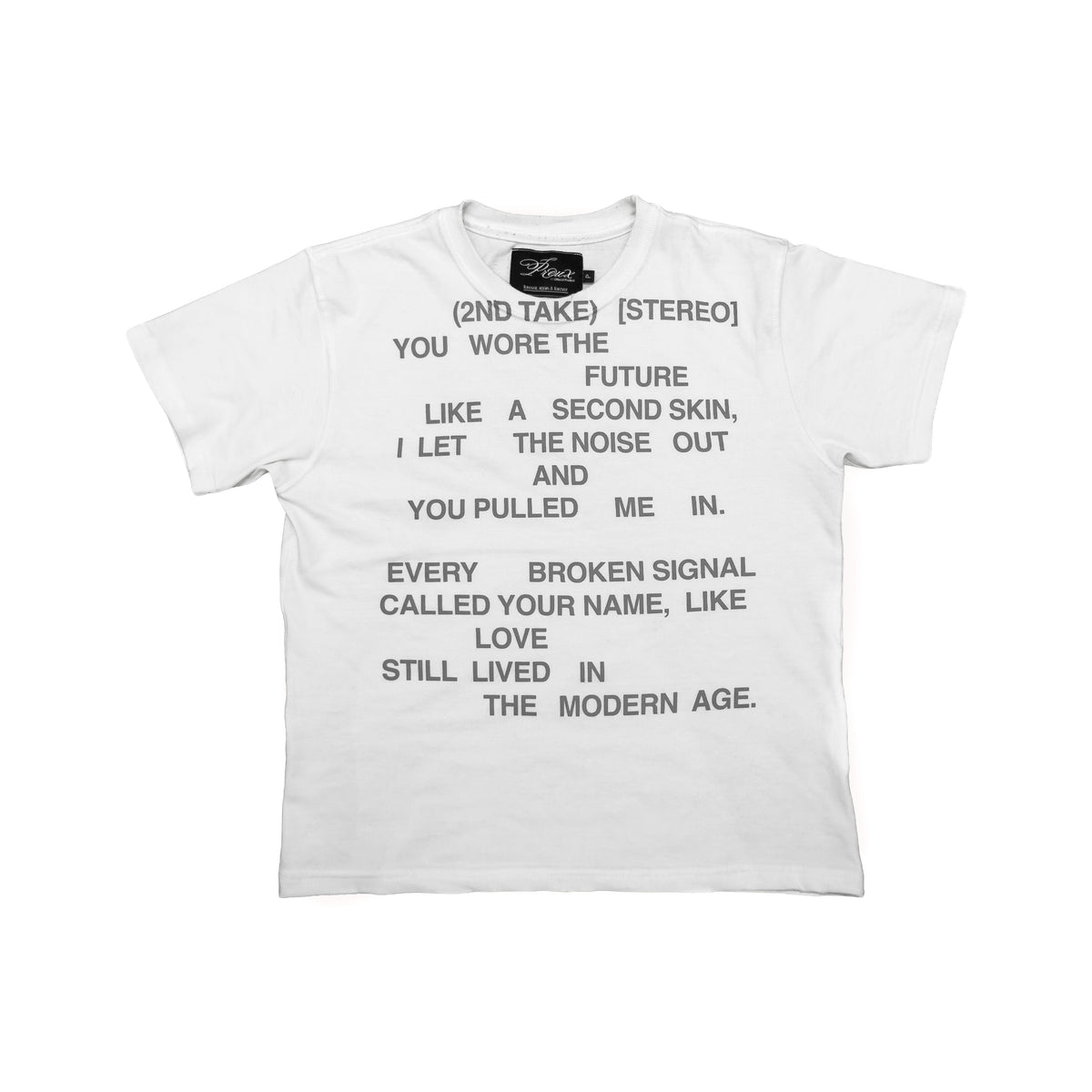 Junya Stereo Tee - White