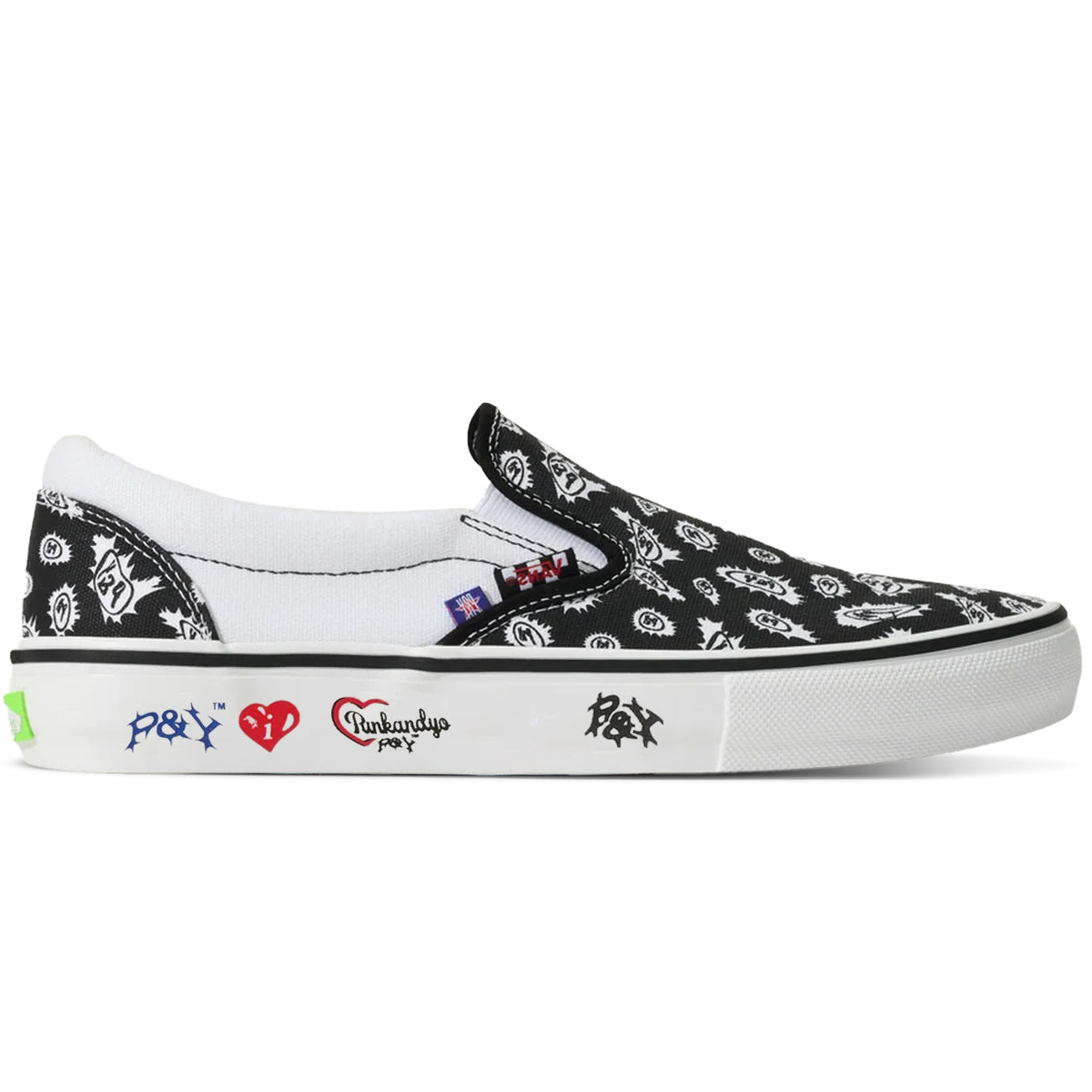 Skate Slip-On - PunkAndYo - Black
