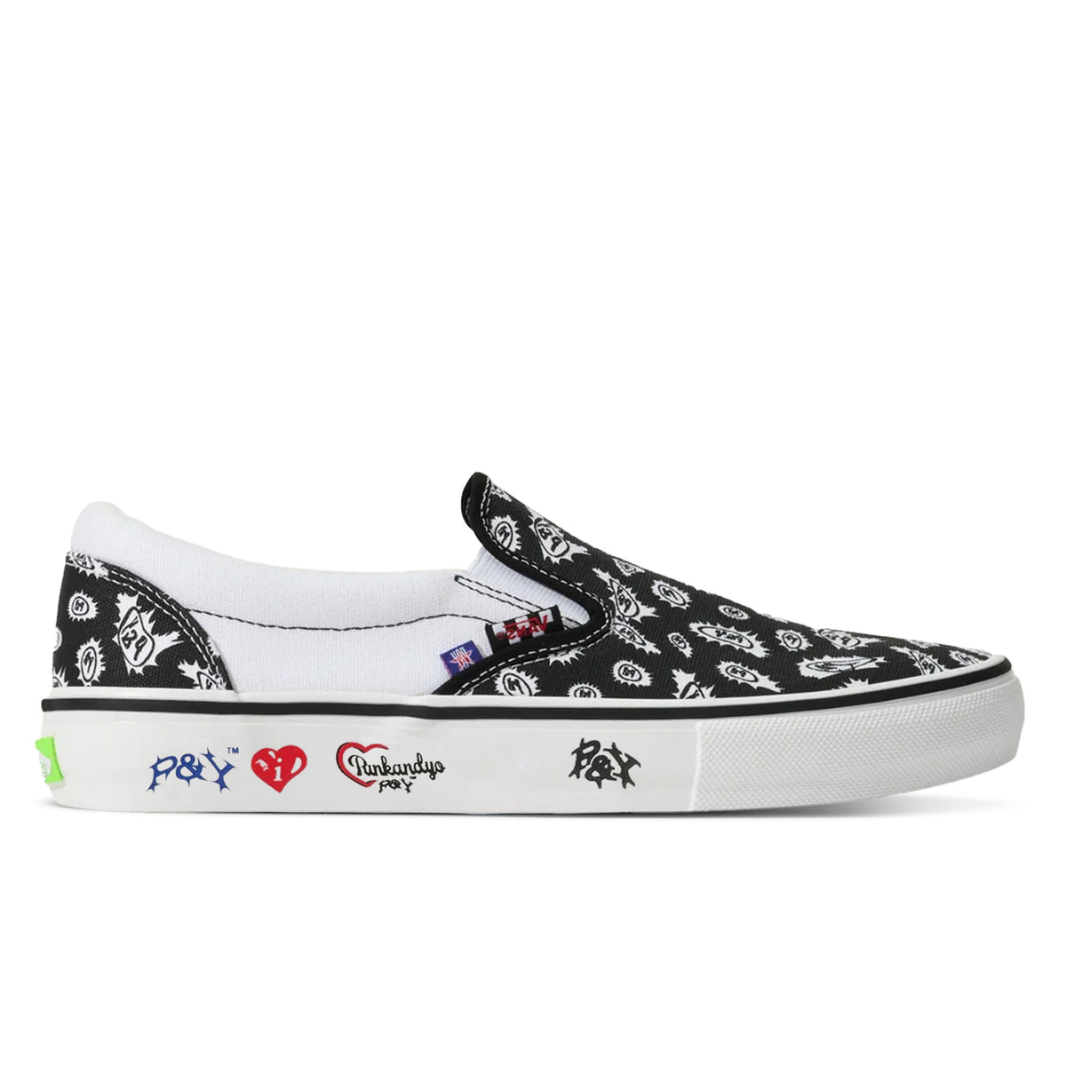 Skate Slip-On - PunkAndYo - Black