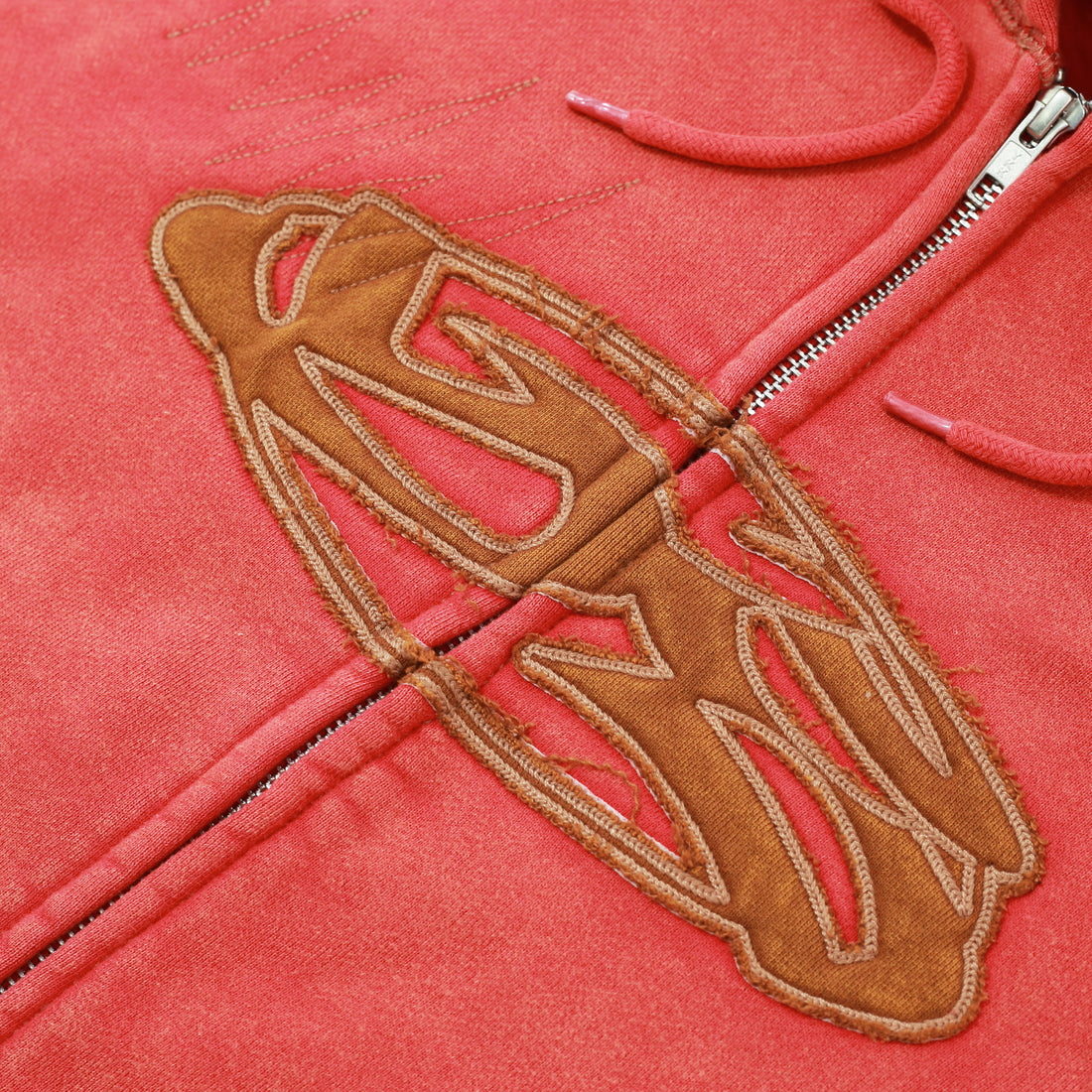 Seance Zip Hoodie - Red