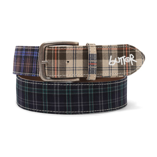 Patchwork Plaid Belt