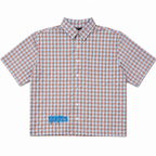 Plaid Short Sleeve Shirt - Clay