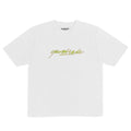 Script Tee - White
