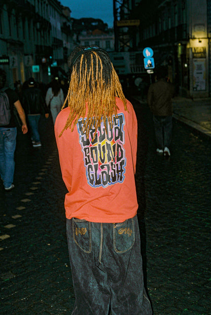 Sound Clash LS Tee - Chilli Red