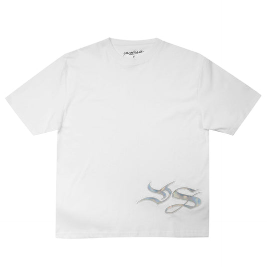 Applique Tee - White
