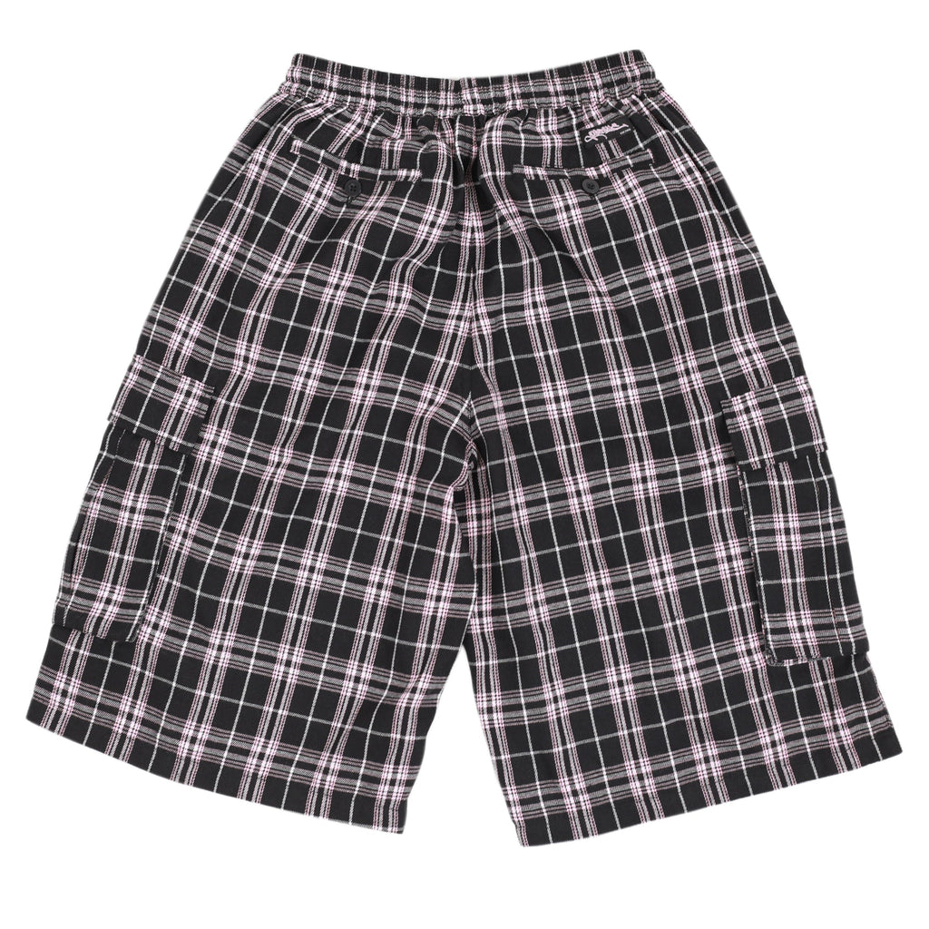 Shoreline Plaid Shorts - Black / Pink