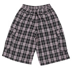 Shoreline Plaid Shorts - Black / Pink