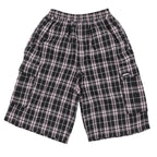 Shoreline Plaid Shorts - Black / Pink