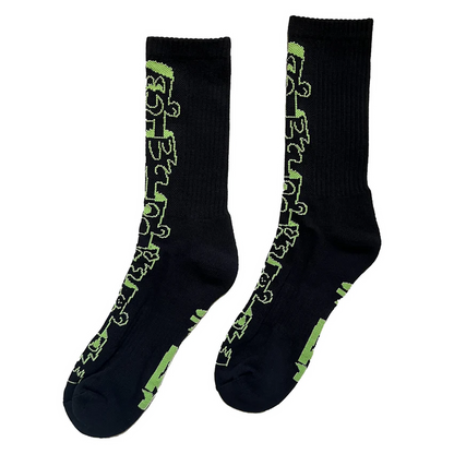 Moodswings Socks - Black / Green