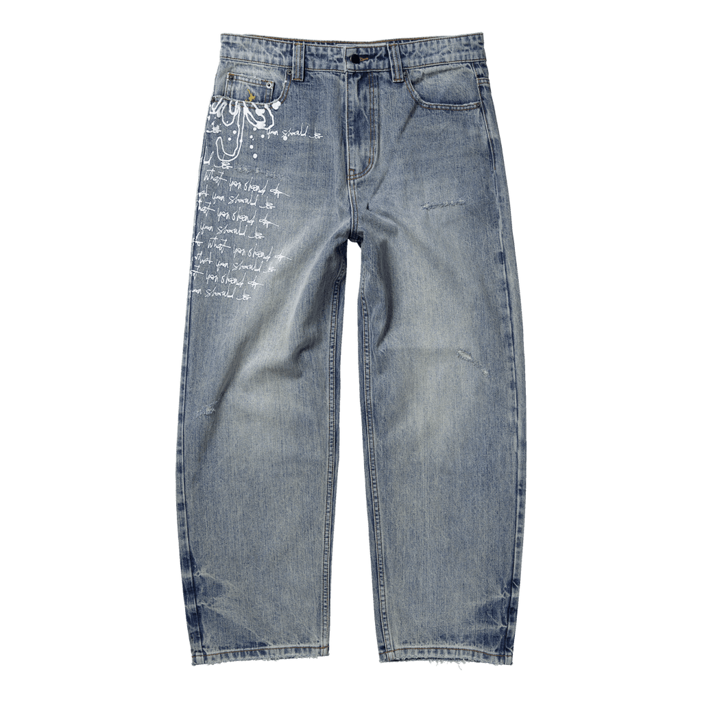 Waze Jeans - Washed Light Blue