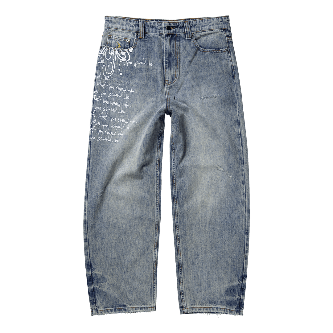 Waze Jeans - Washed Light Blue