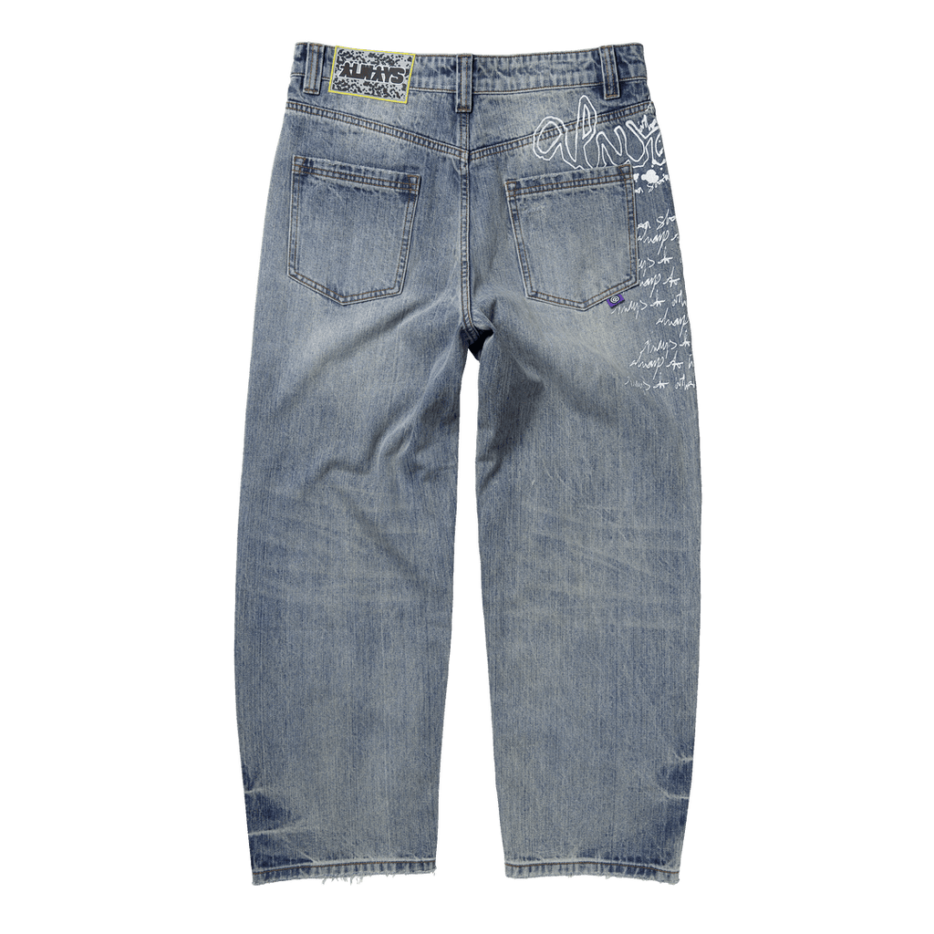 Waze Jeans - Washed Light Blue