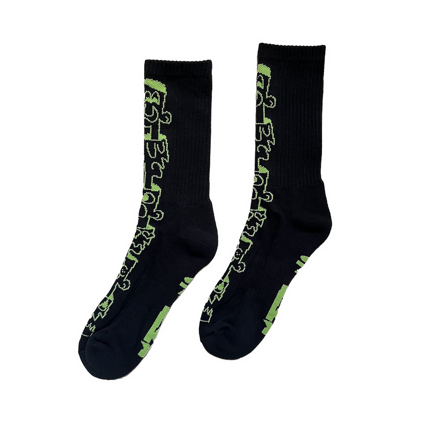Moodswings Socks - Black / Green