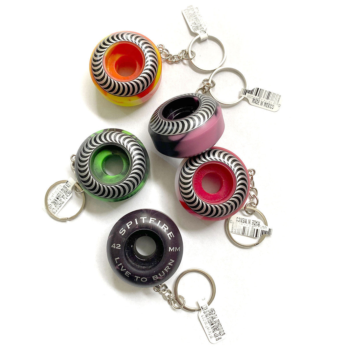 Wheels Color Keychain - Assorted
