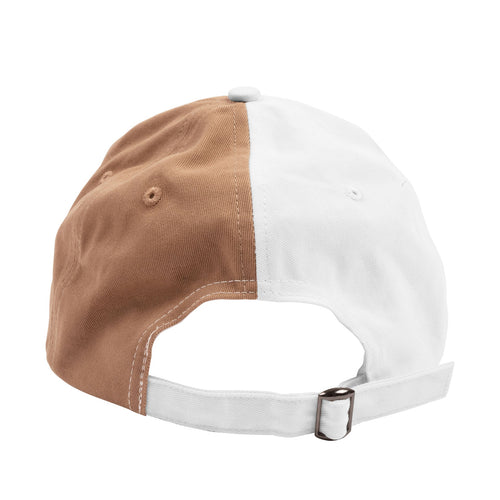 Split Cap - White / Beige