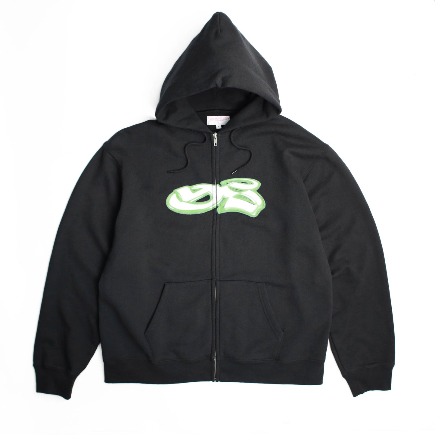 YS Spray Zip Hoodie - Black