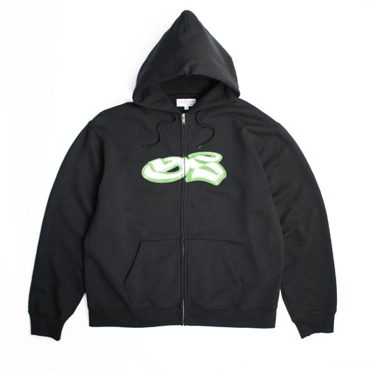 YS Spray Zip Hoodie - Black