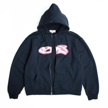 YS Spray Zip Hoodie - Navy