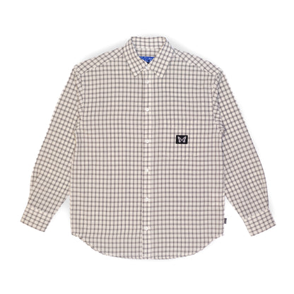 Supper Button Up Shirt - Beige / Black