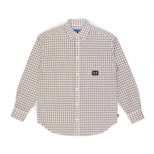 Supper Button Up Shirt - Beige / Black