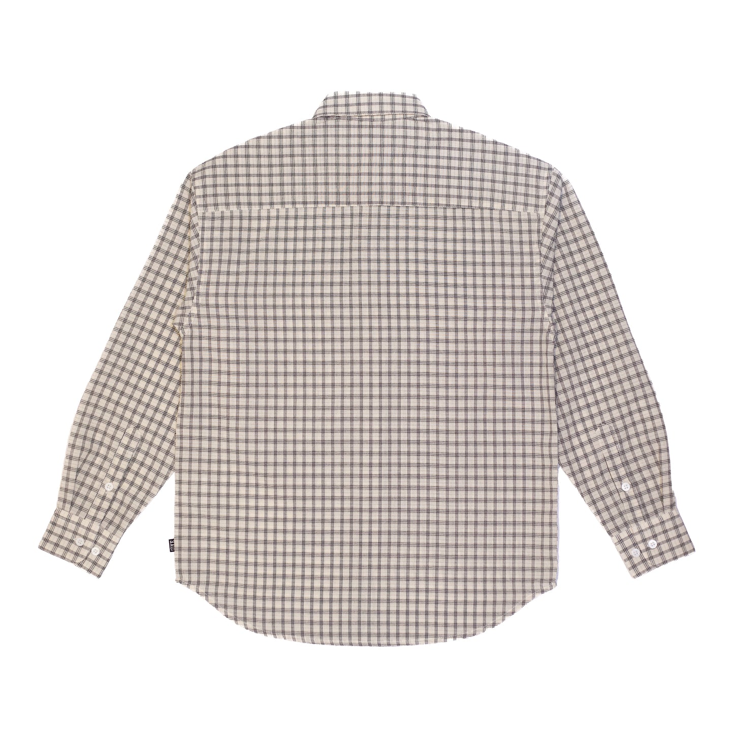 Supper Button Up Shirt - Beige / Black