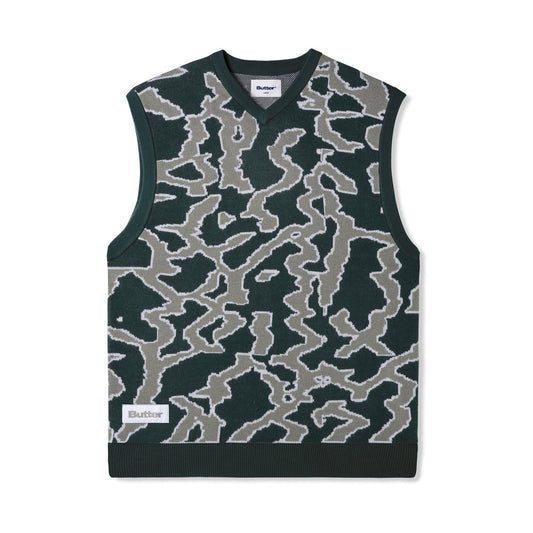 Surge Knitted Vest - Forrest